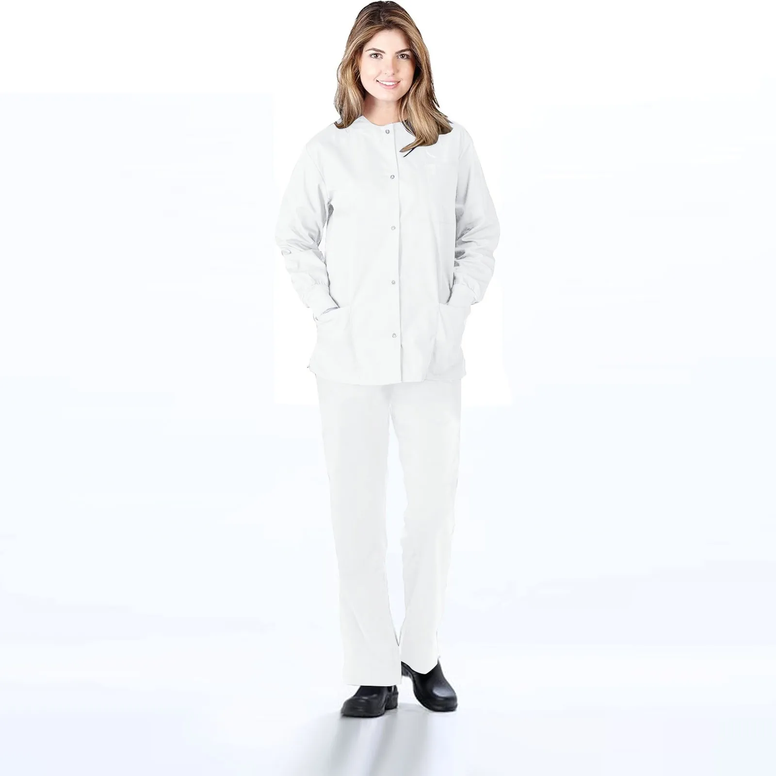 Conjunto de ropa de trabajo para mujer, Tops de manga corta + Pantalones, uniforme de médico y enfermera, conjunto de ropa de trabajo para cirugía, uniforme exfoliante