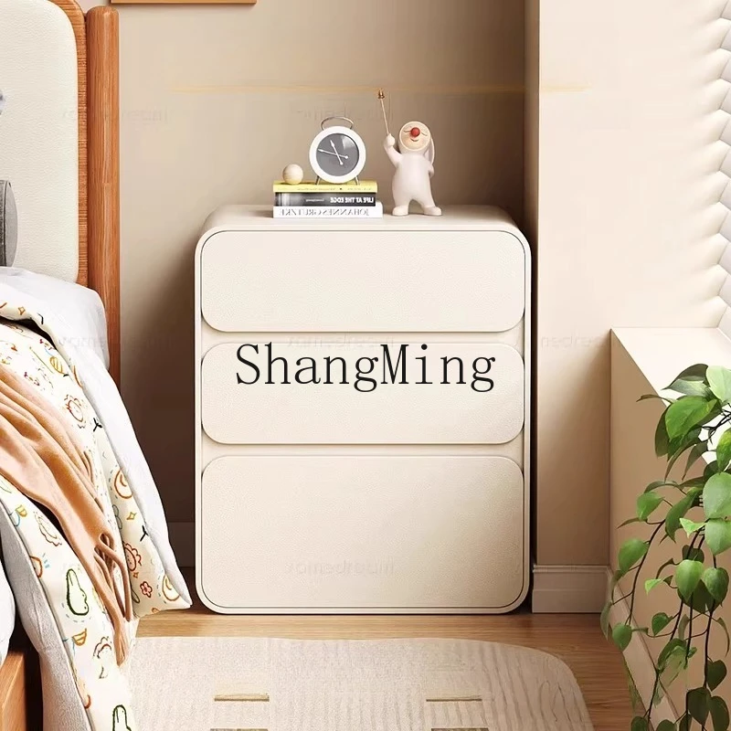 

ZYY Solid Wood Simple Modern Shelf Light Luxury Bedside Cabinet Bedroom Small Bedside Storage Cabinet