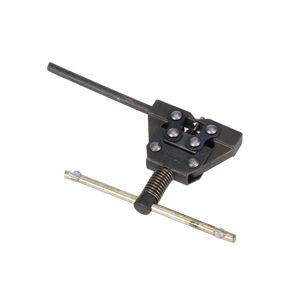 

Universal Bike Chain Repair Tool Splitter Cutter Breaker Remove Install Portable Metal Frame Rubber Grip Black