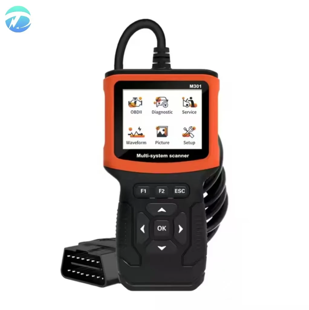 

M301 Automotive OBD-II Scanner Alternative Wired Vehicle Diagnosis Tool with Battery Power for Autozone Use