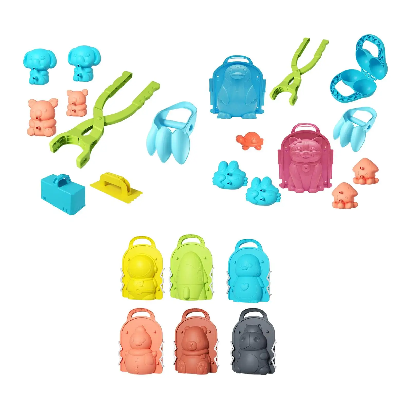 Cute Clip Kit Sand Toy Tool Play for Winter Outdoor Children Toddlers Gift