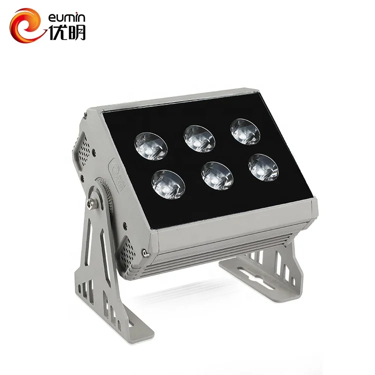 

china manufacturer outdoor Aluminum ip65 50 watt rgb led flood light New large projection wall wash lamp