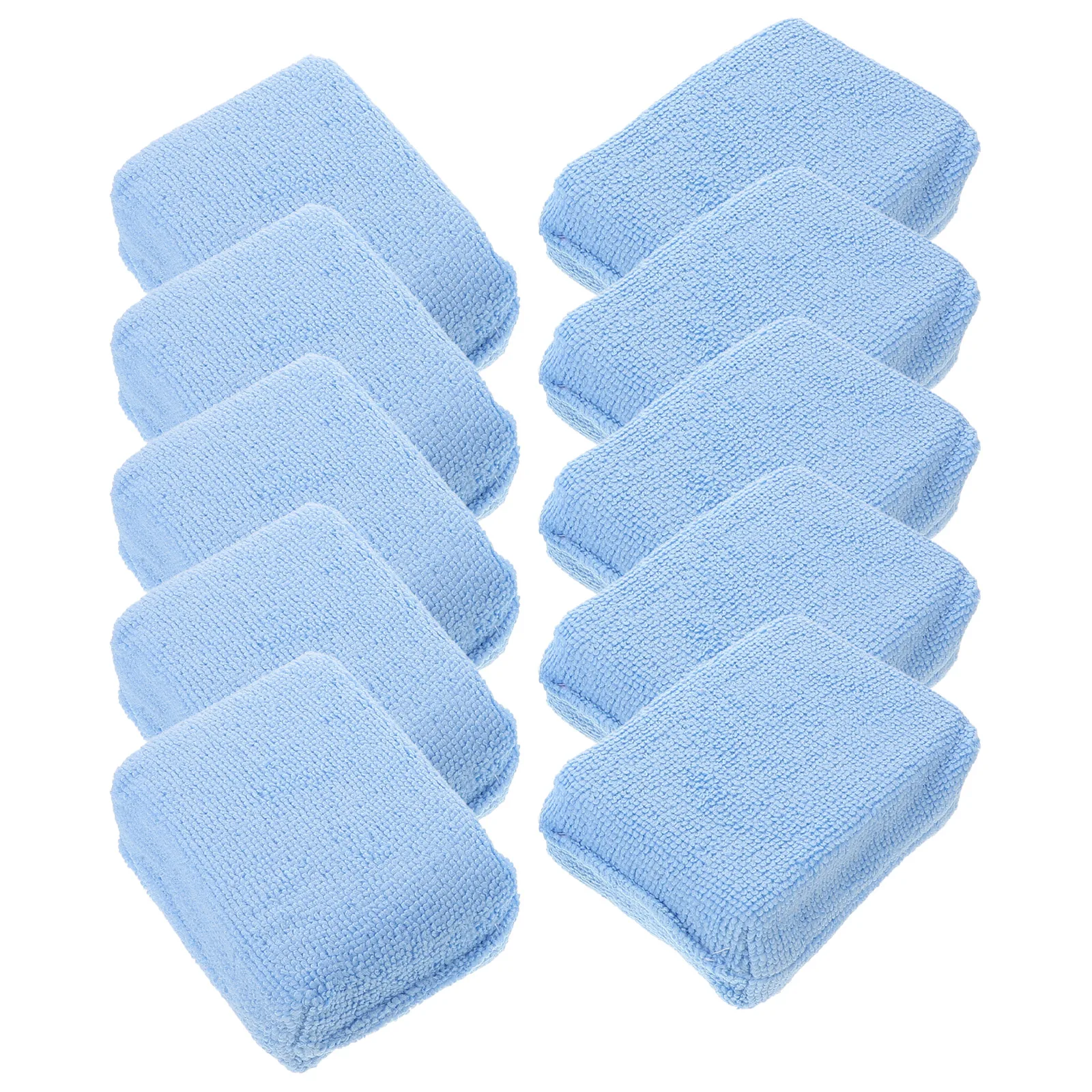 

10Pcs Car Cleaning Applicator Pads Rectangular Waxing Blocks Polishing Pads for Car Detailing Scratch Removal Hand Polishing