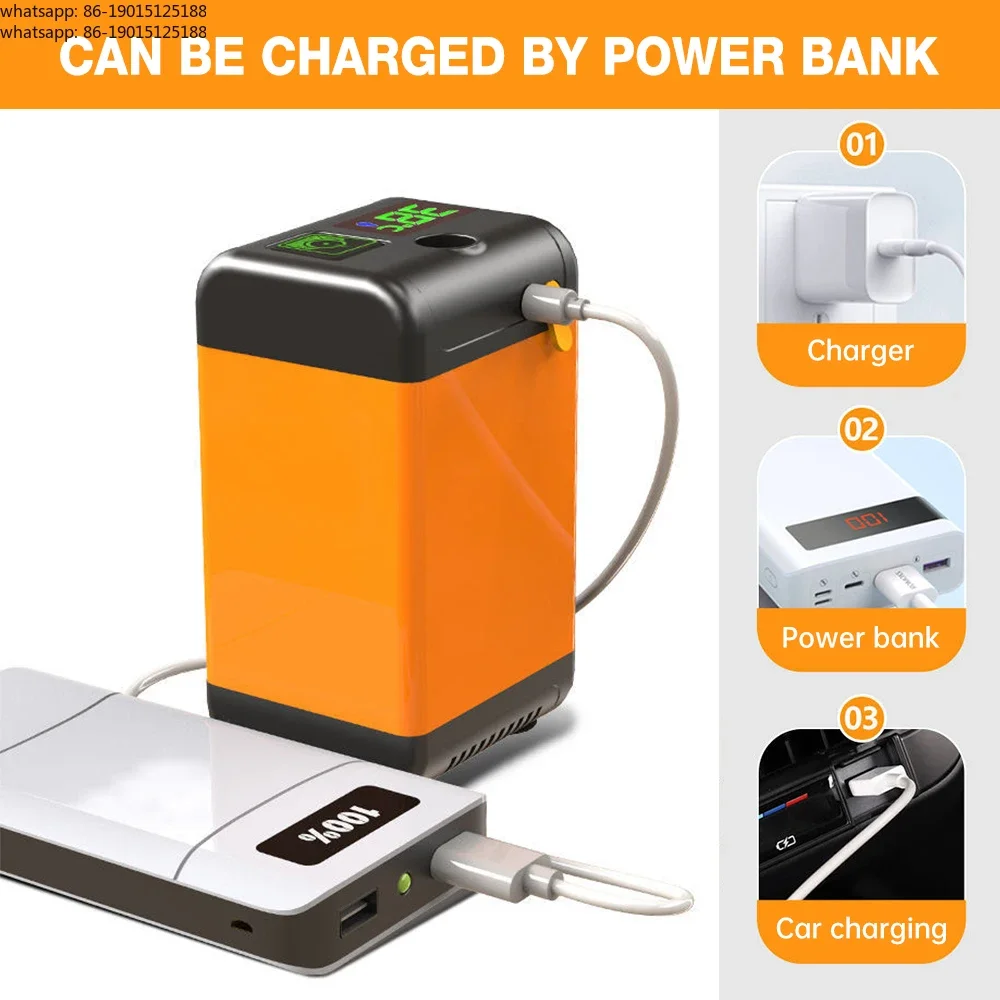 Portable Outdoor Shower Kit Silent USB Rechargeable Electric Shower Pump For Home Camping Travel Cleaning Pump Electric Shower