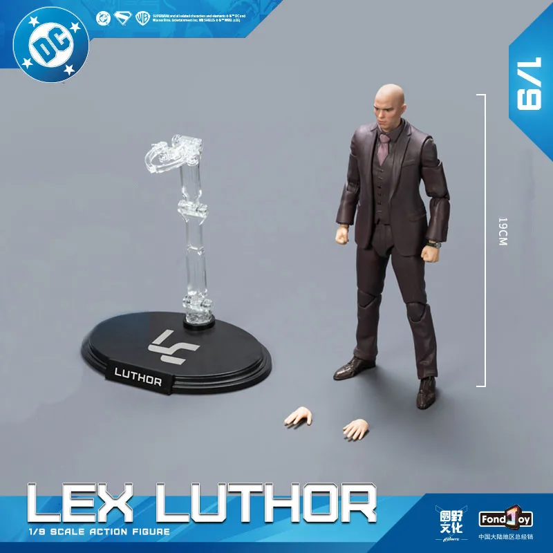 Genuine Fondjoy DC Lex Luthor 1/9 Scale Action Figure Movable Joints Model With Extra Hands Base Collectible Villain Toys Gifts view 2