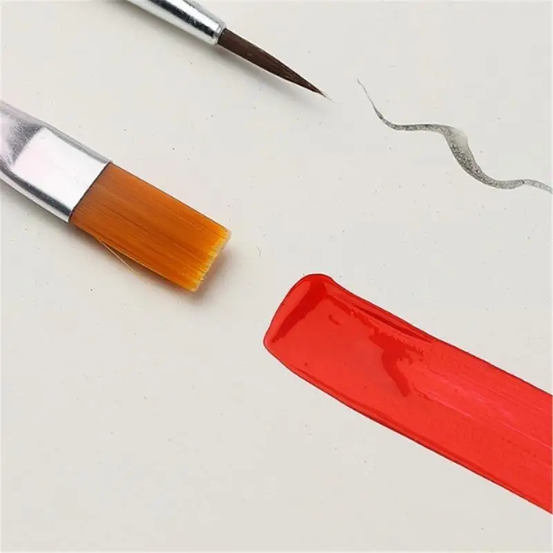 200 Pcs Paint Brushes Set Pointed Tip Paint Brushes Watercolour Painting Brushes Flat Paint Brush Drawing Supplies
