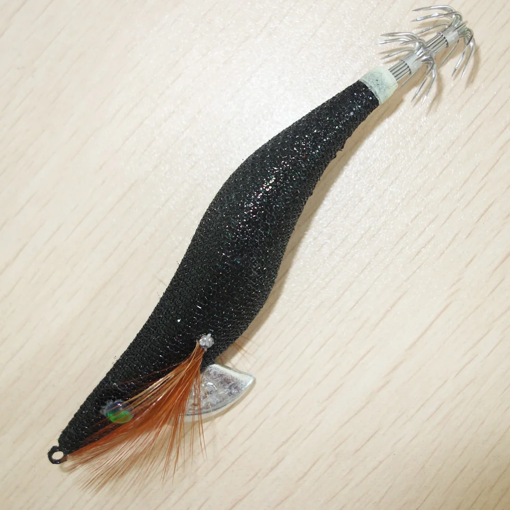 4X 3.5 YAMASHITA SQUID JIGS Glow in Dark Rattle Squid JIg