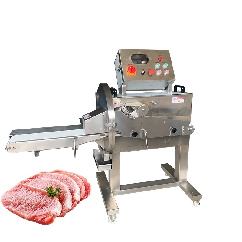 Automatic Frozen Bacon Meat Sausage Steak Cheese Ham Slicer Slicing Machine