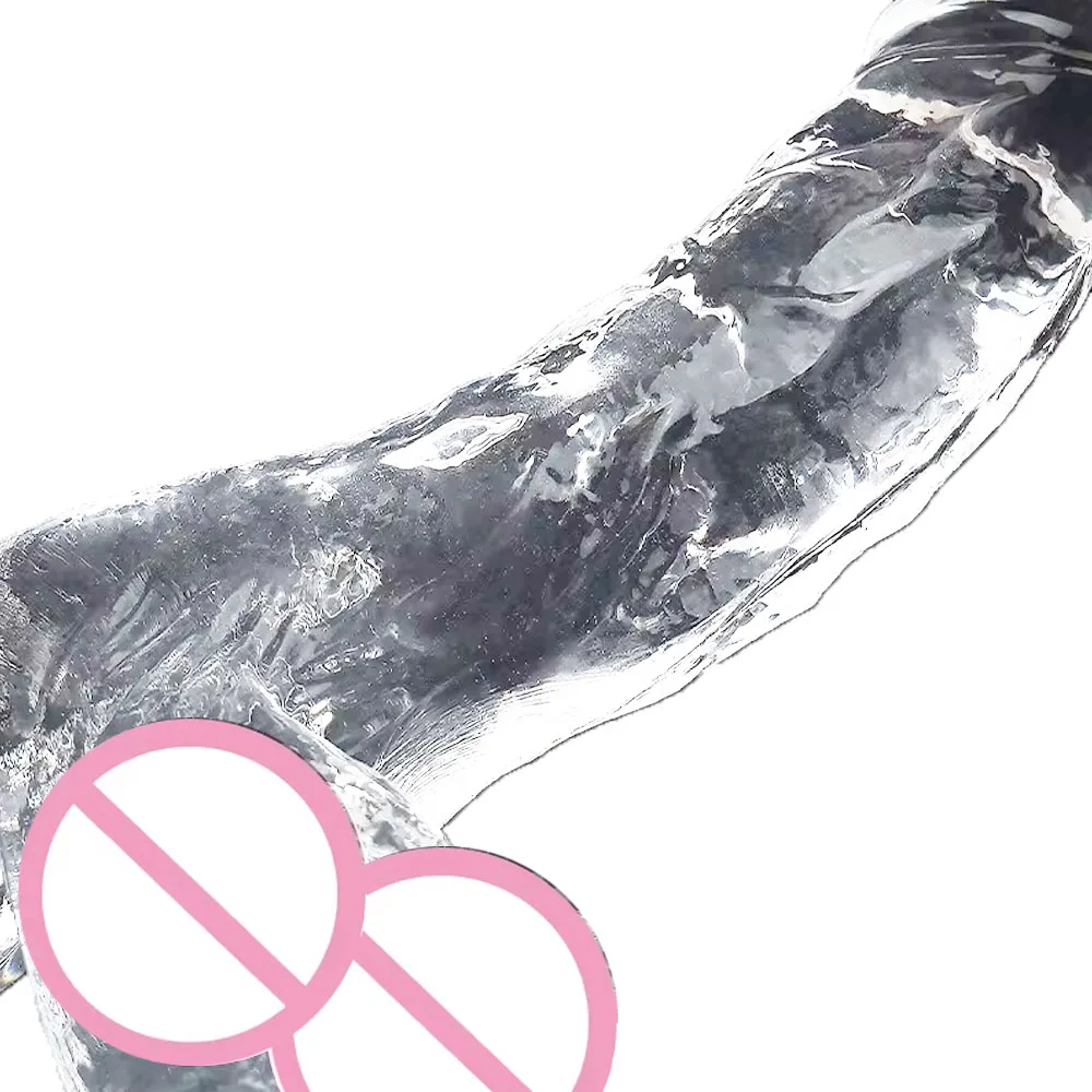 Soft Jelly Dildo Realistic Penis Suction Cup Dildo Big Dick Female Masturbator Clitoral Stimulator Lesbian Sex Toys For Women