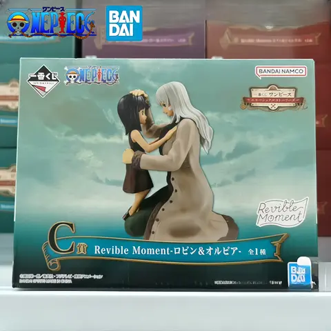 Bandai orijinal tek parça Anime figürü Ichiban Kuji dört imperors hasır şapka Luffy hukuk Corazon Robin Olvia Yamato Xmas modeli