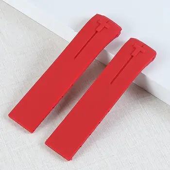 適用於天梭T-Touch T013 T081 T047的20毫米/21毫米矽膠錶帶,弧形錶耳,橡膠錶帶,橙色/黑色/藍色/紅色 8 最佳銷售 橘色錶帶 - №5