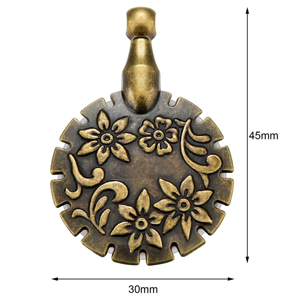 Vintage Thread Cutter Pendants Antique Thread Cutter Metal Yarn Cutter for Home Needlework DIY Craft Tools Sewing Supplies