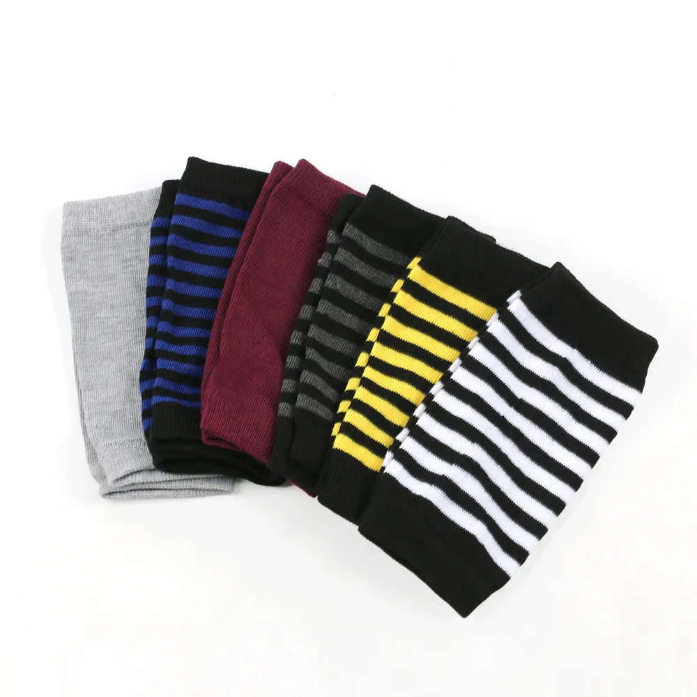 Neue Halbfinger-Sport-Handschuhe mit offenen Fingern, gestrickt, kurz, für Herren und Damen, Herbst/Winter, dünne DIY-Armabdeckung – Detail 10