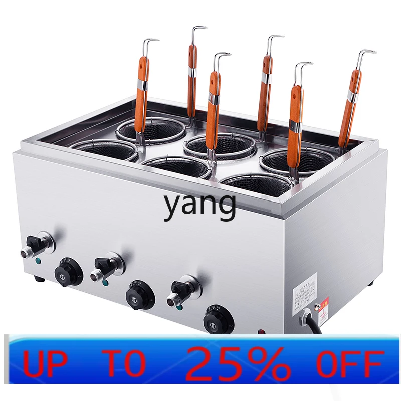 LMMelectric noodle cooking stove commercial desktop four-head energy-saving soup noodle stove 4-hole multi-purpose Malatang pot
