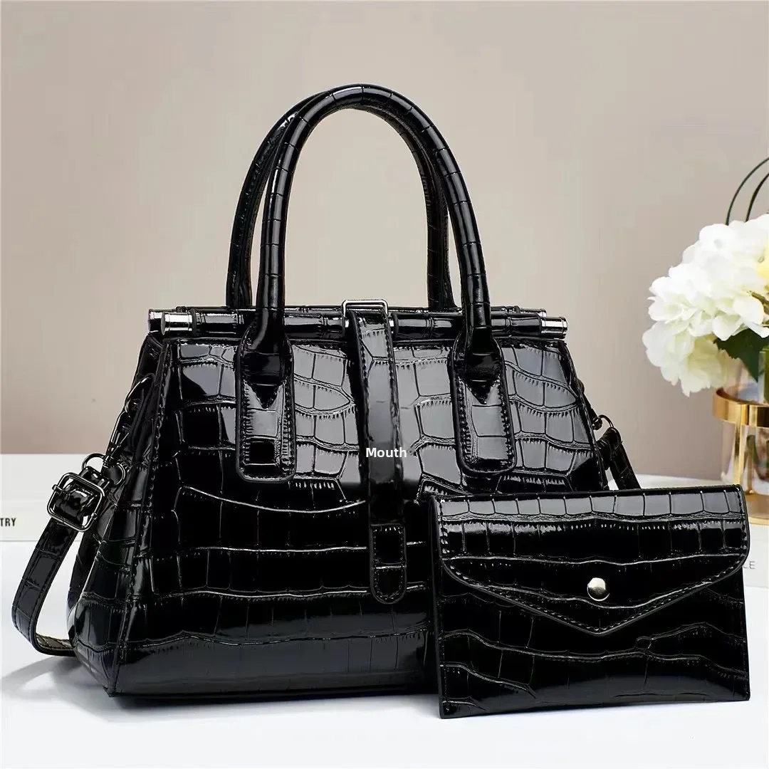 

Large Capacity Fashion Bucket Handbag Women's Retro Hot Sale Of The Season New Style Handbag Neutral Minimalist Style Open Top Z