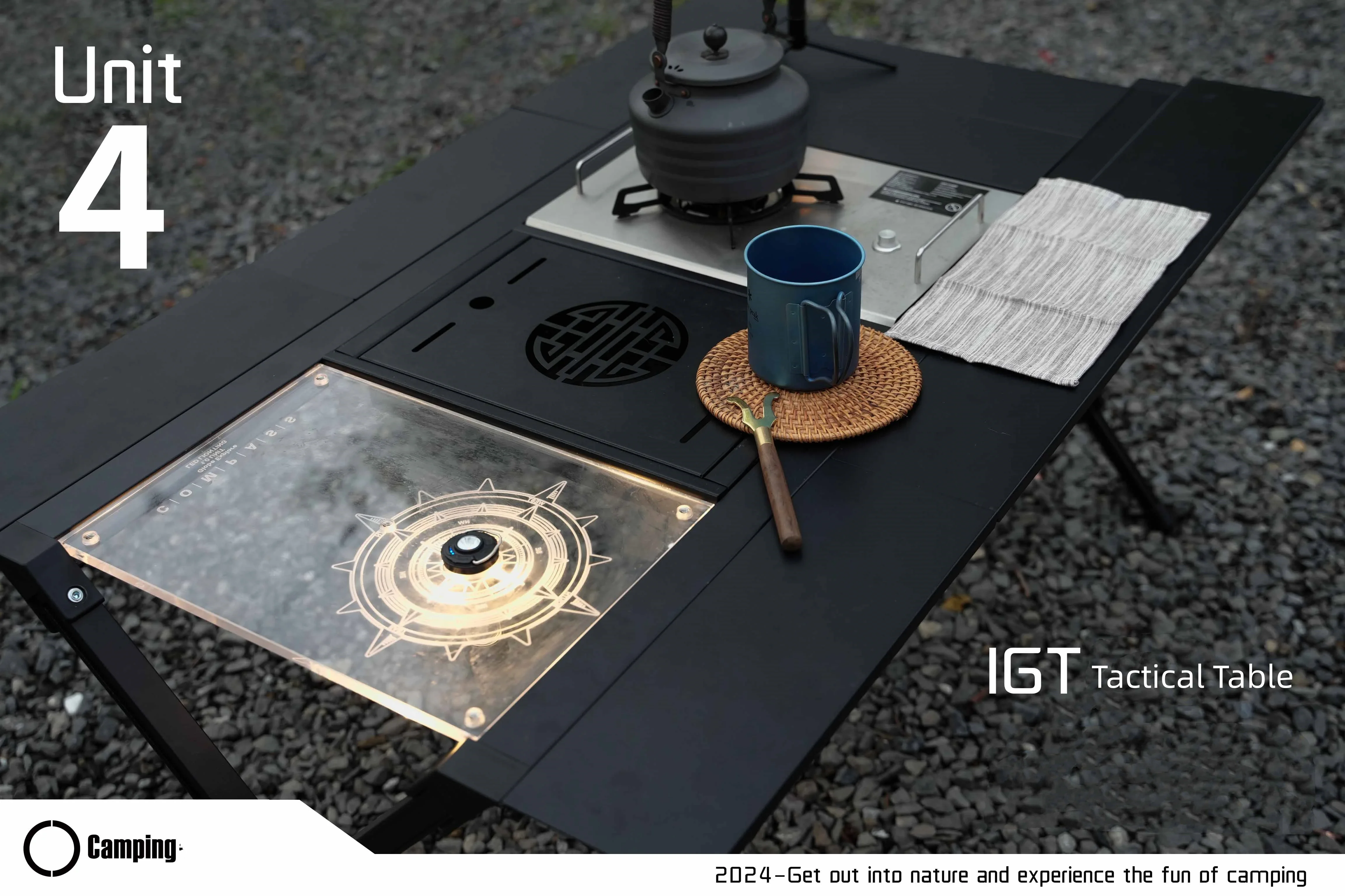 Conjunto de Mesa e Cadeiras Po - Outdoor Camping Kitchen Set avaliação e preço