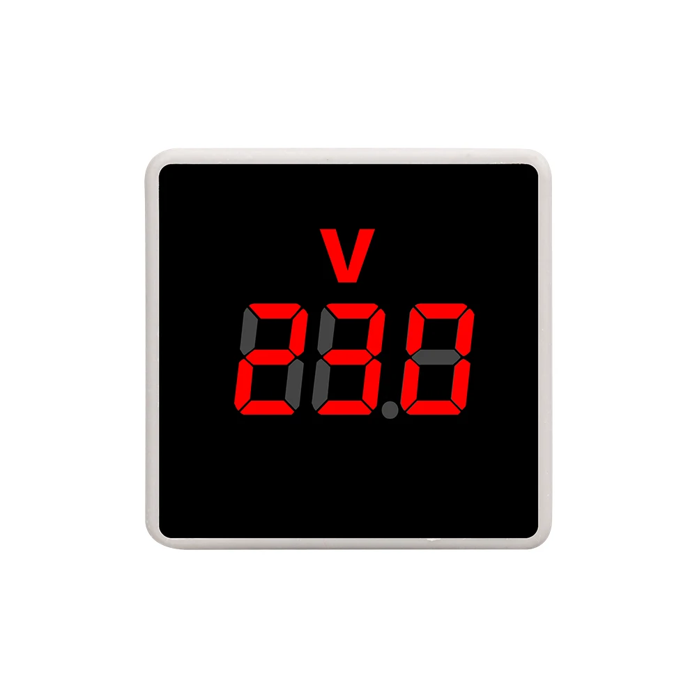 AC 50-380V Socket Type LED Digital Voltmeter 110V 220V Voltage Meter Voltage Tester EU Plug