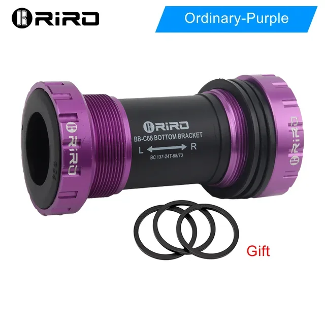 Riro-24mm,22mm, 68mm, 73mm自転車ボトムブラケット,BSAスレッドキット