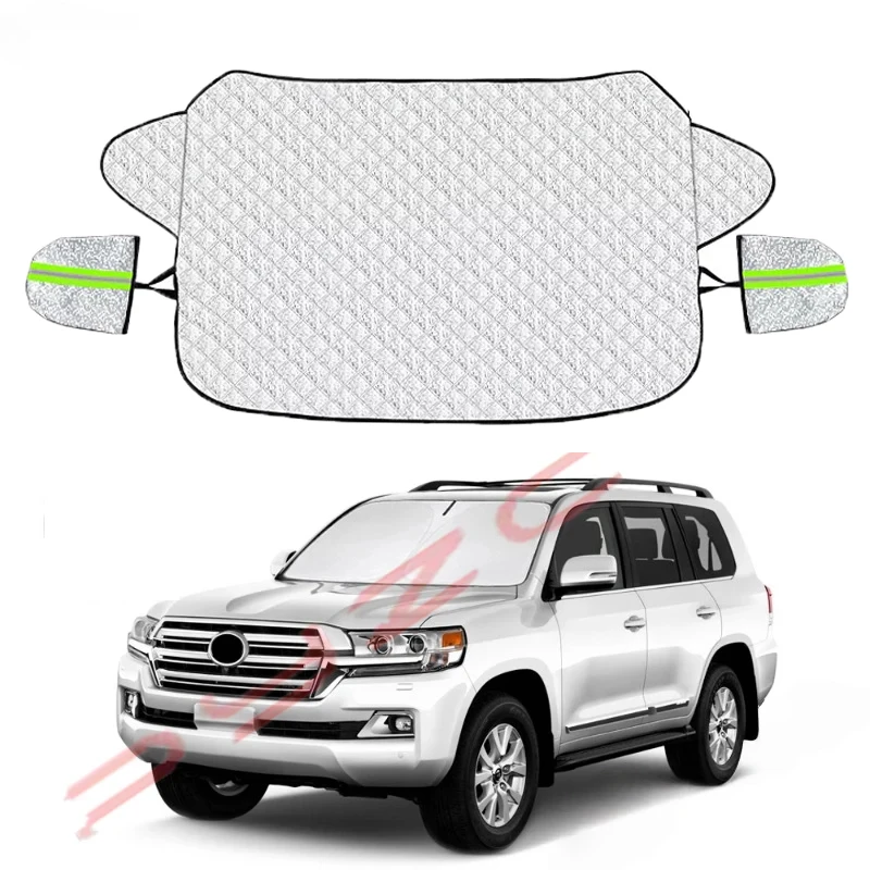 

Для Toyota Land Cruiser Prado 90 120 150 100 200: Защитный хлопковый солнцезащитный козырек на лобовое стекло от снега, ветра, льда и инея