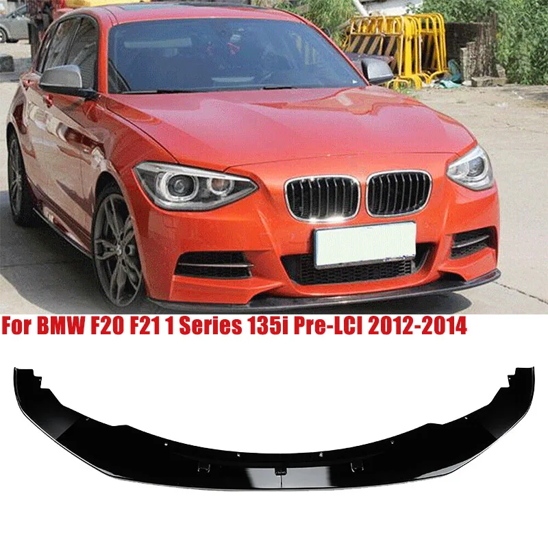 

Car Accessories Front Bumper Lip Spoiler Side Splitter Body Kit Cover For BMW 1 Series F20 F21 135i Pre-LCI 2012-2014 M Sport