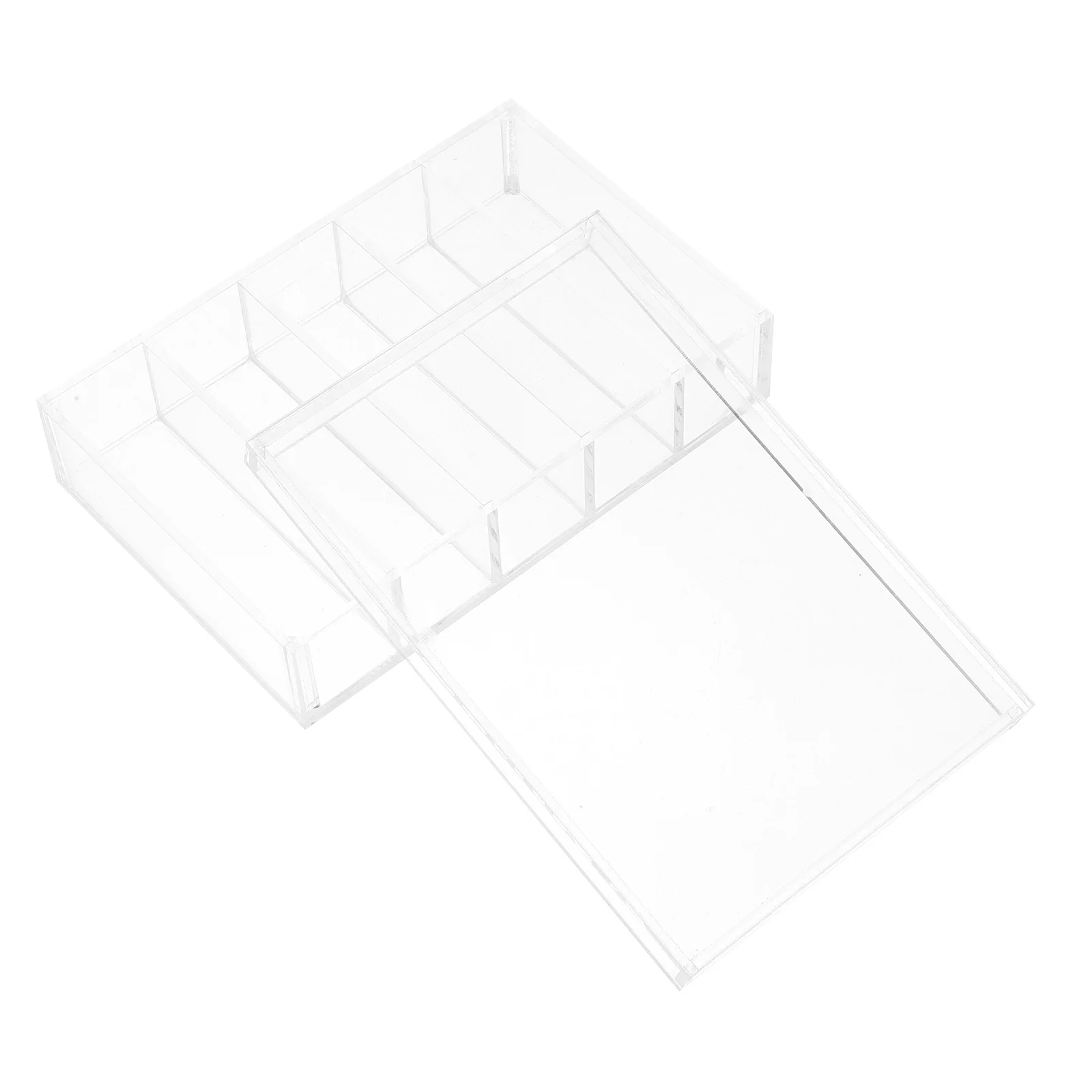 Transparent Acrylic Incubation Box 5-Compartment Reptile Breeding Container For Fish Snake Turtle Hatching Lab Petri Dish