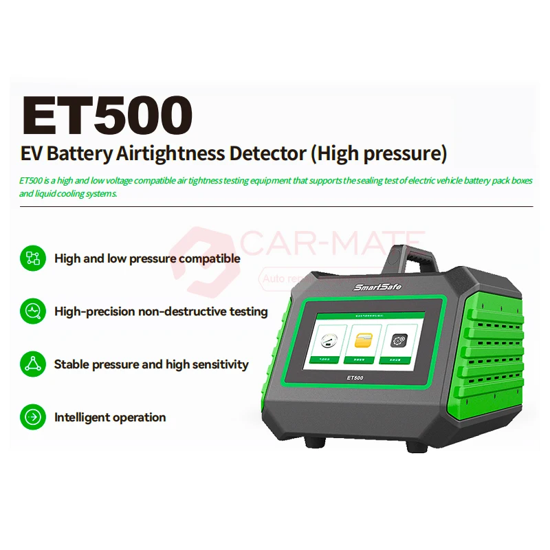 CE Certified SmartSafe ET500 Battery Pack air Tightness Tester, High and Low Voltage Compatible