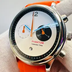 PHANTOM Sport Chrono Men's Watch - Scratch-Resistant Stainless Steel, Stopwatch & Calendar, Waterproof Quartz Watch