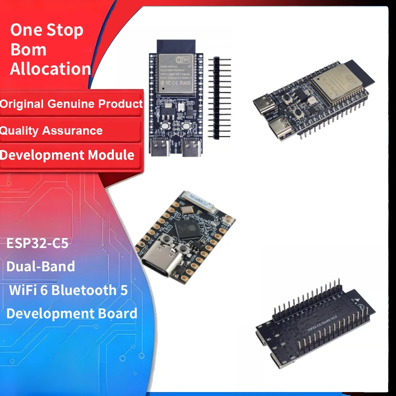 ESP32-C5 Core Board Development Board Dual-Band WiFi 6 & Bluetooth 5 Compatible with ESP32-C5-DevKitC-1 Development Module