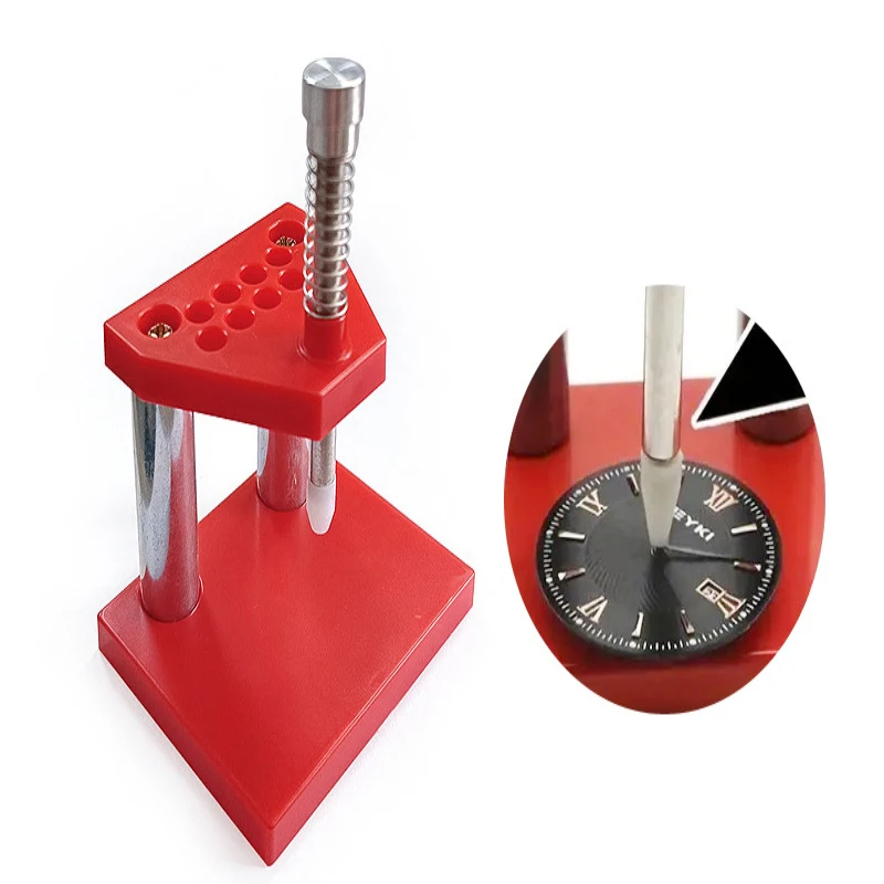 NEW Watch Hand Needle Remover Presser Portable Wristwatch Plunger Puller Accurate Parts Watchmaker Repair Fittings Tools Red
