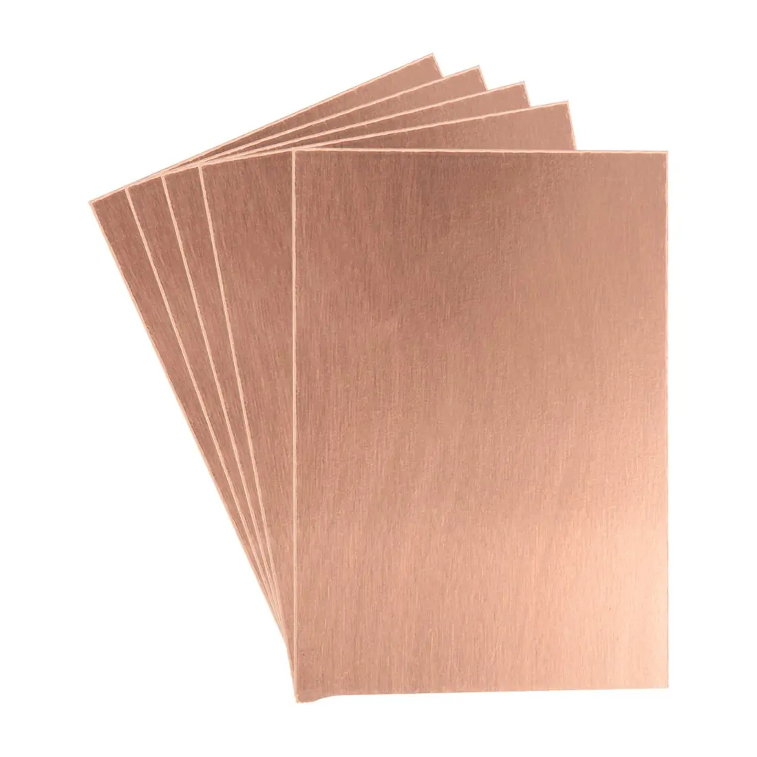 5Pcs Single Sided Copper Clad Laminate PCB (7x10 cm 4x2.7 inch) Copper Plated Universal Circuit Prototype Board for Etching