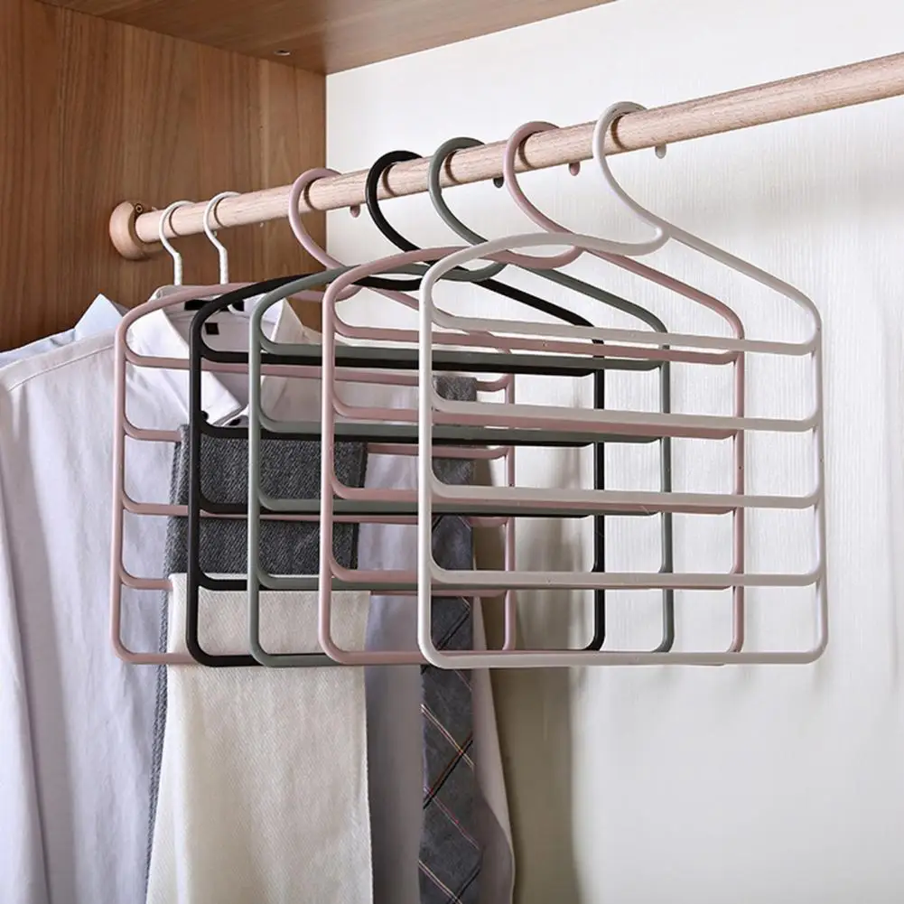 Colgador de pantalones de construcción resistente útil, colgador de pantalones multifuncional, buena capacidad de carga, colgador de pantalones para Jeans