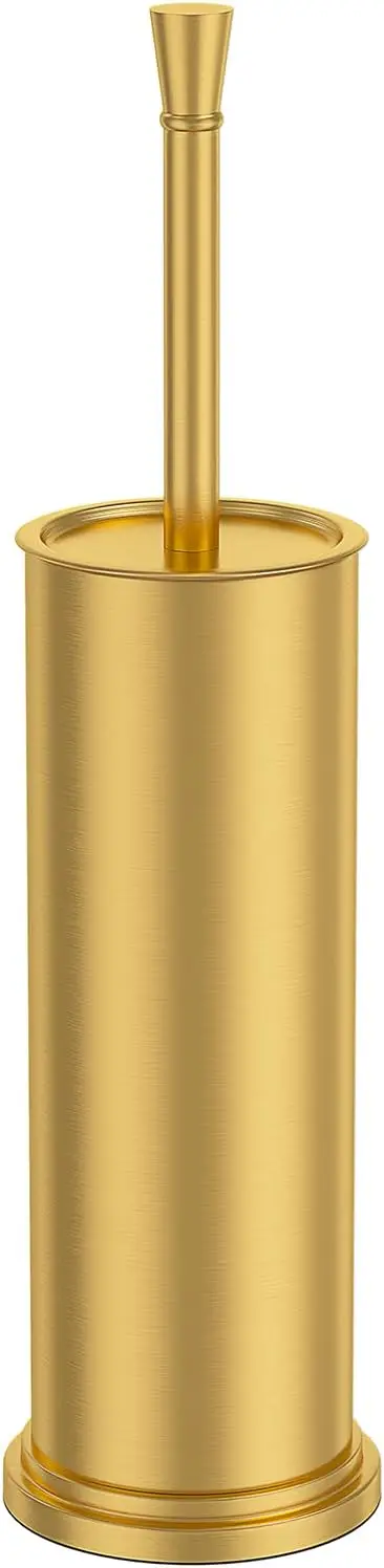 

Toilet Brush and Holder Set：304 Stainless Steel Heavy Duty Toilet Bowl Brush，Removable Inner Bowl and Splash Protection，Bathroom