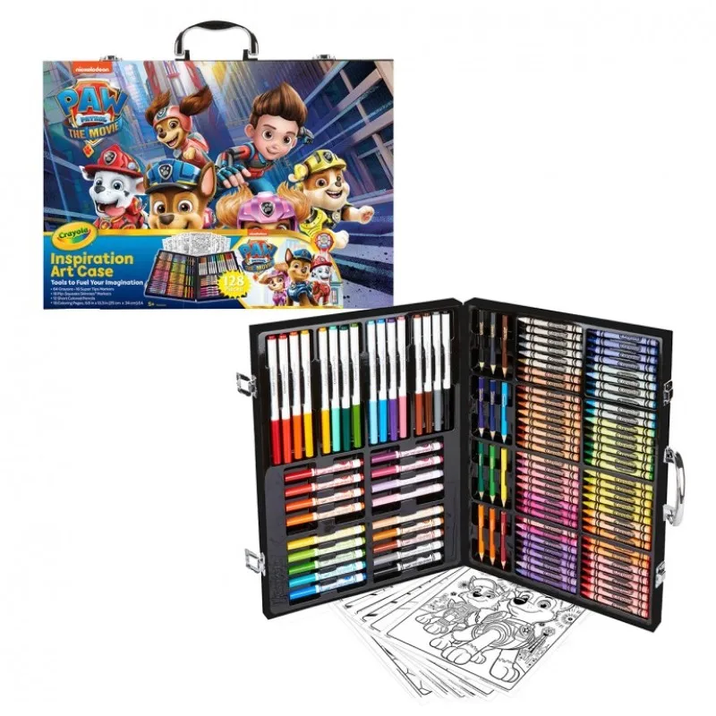 

Crayola Inspiration Art Case Crayons Super Tips Markers Colored Pencils Set Gifts for Kids 128 Pieces 04-1184