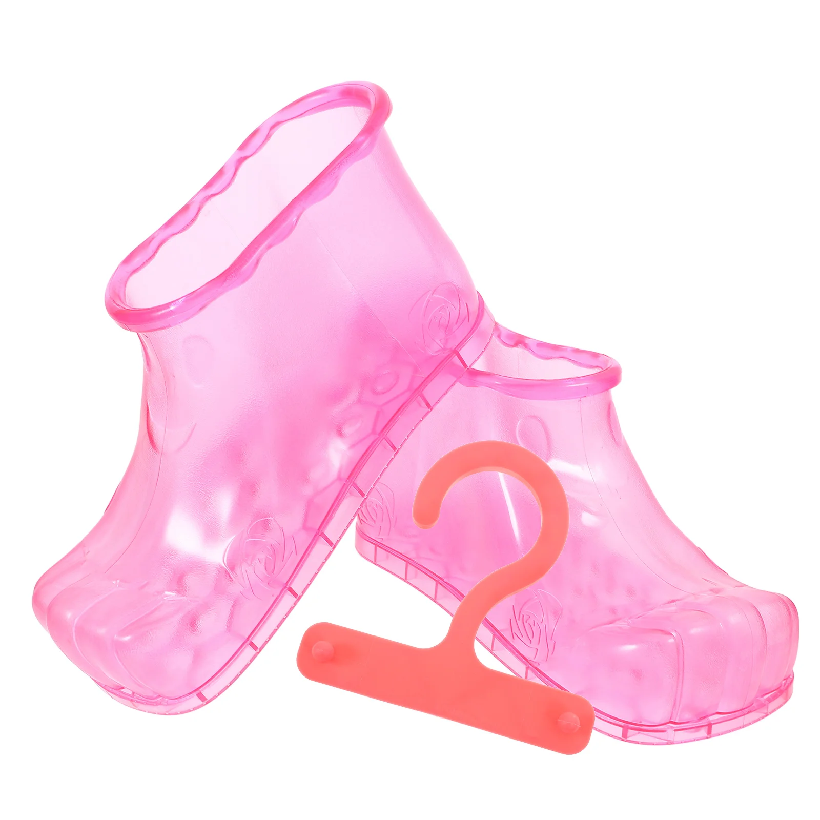 

Durable Pvc Bath Shoes Home Use Non-Slip Soaking Massage Boots Large Capacity Spa Bathing Tool Easy Clean For Bathroom Sauna