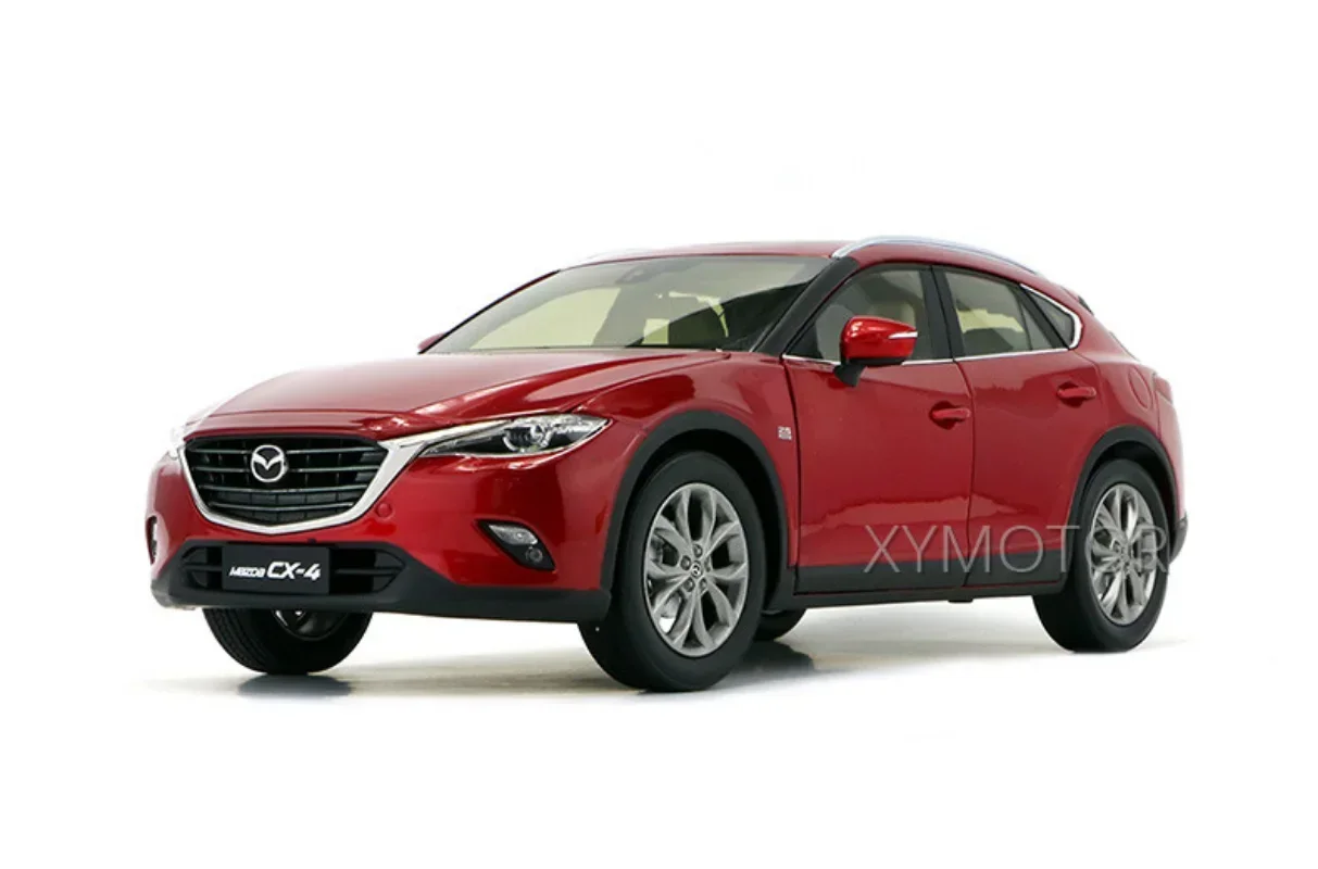 

Коллекция 1/18 года, для Mazda CX-4 CX4, модель автомобиля, внедорожника, коллекция игрушек, дисплей с красными орнаментами