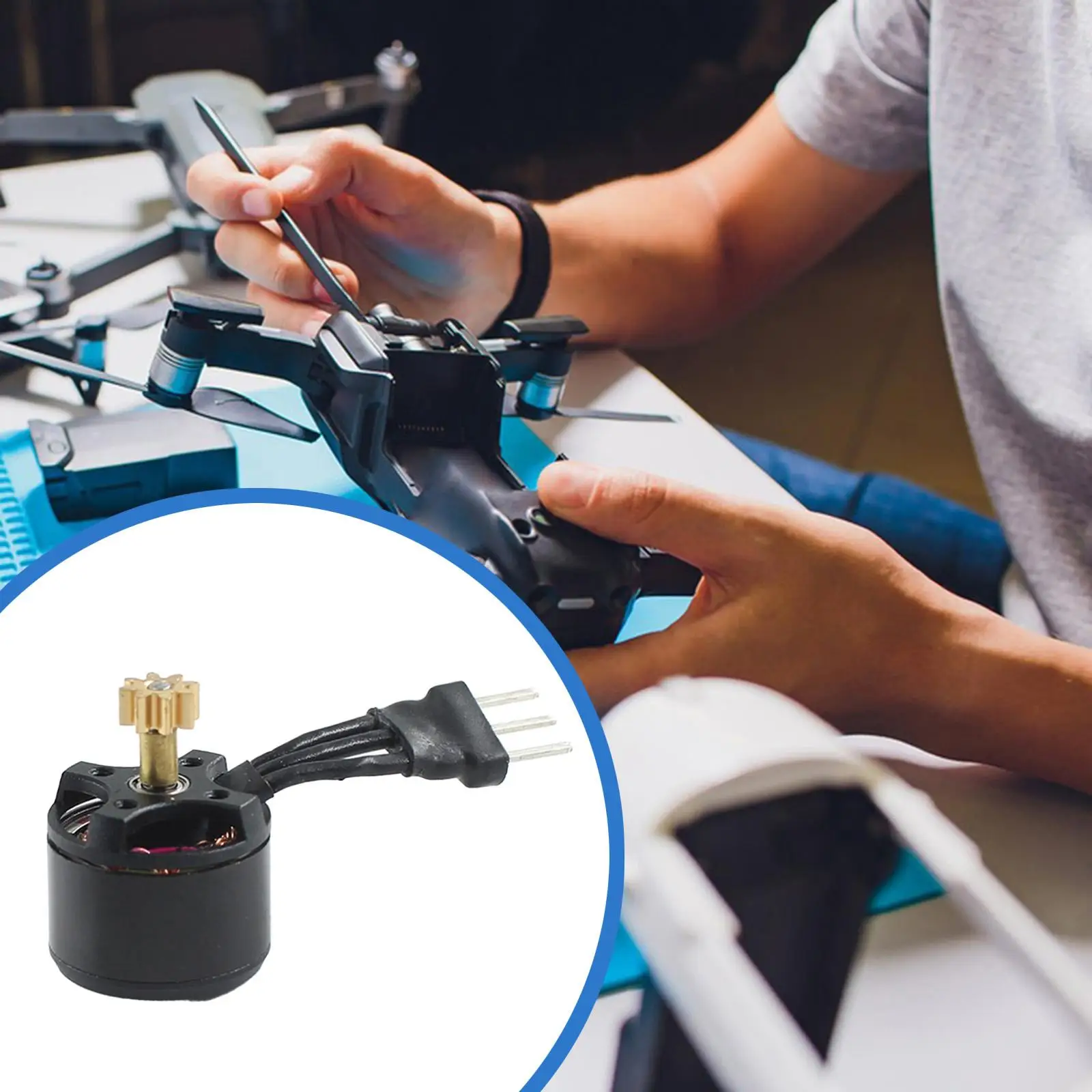 

RC Helicopter Motor Upgrade Part Engine Accessories for K160 Remote Control Aircraft