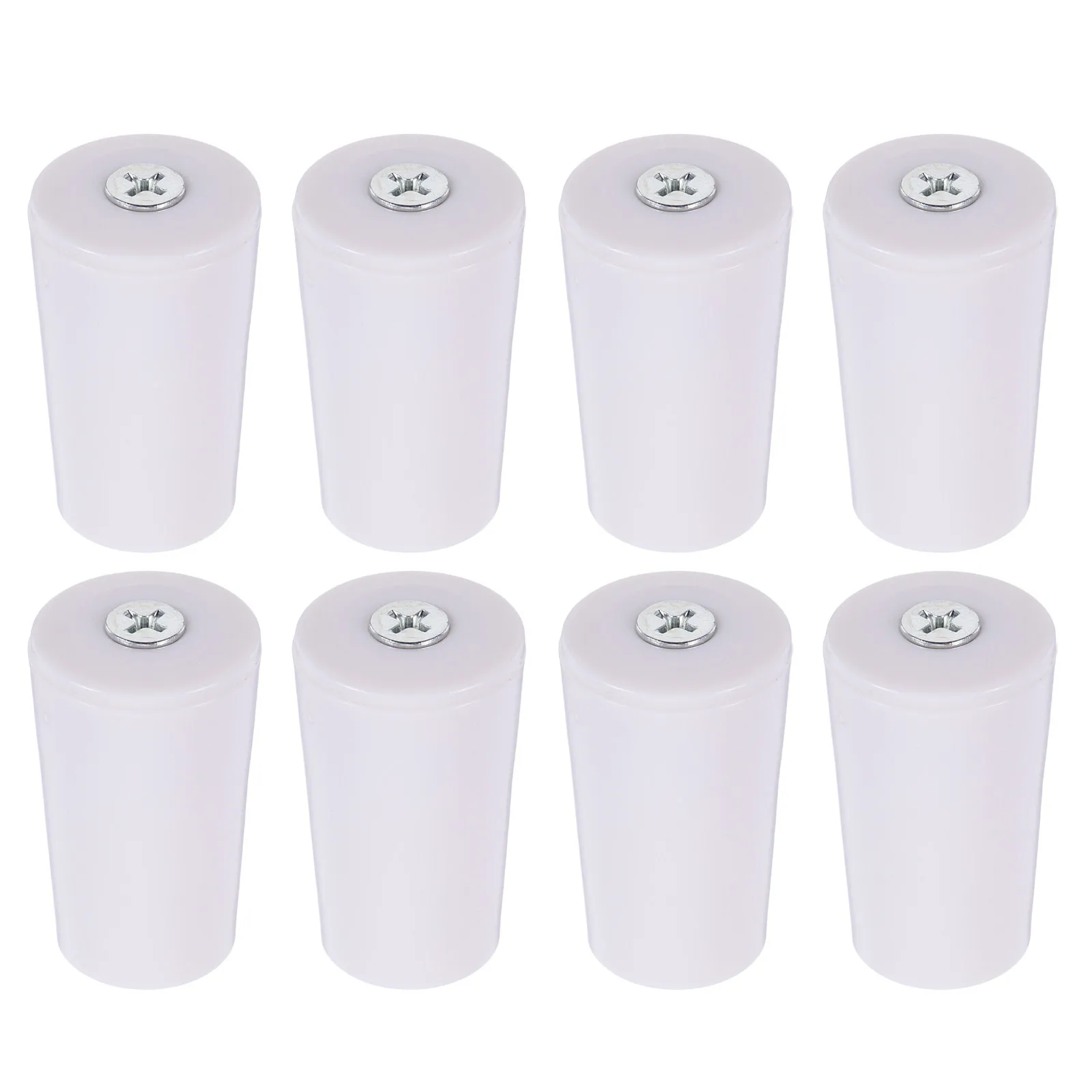 8Pcs Roller Blind Stoppers Plastic Clips Screw Fixing Roller Shutter Replacement Parts Prevent Slippage Secure Blinds for Home