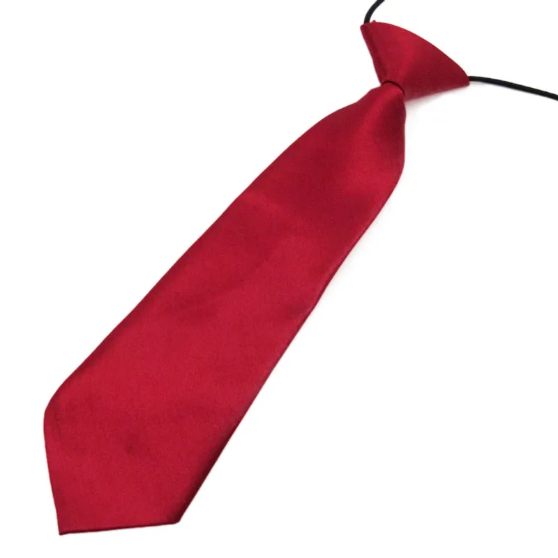 Per bambini abito classico classico Slim larghezza cravatta solida