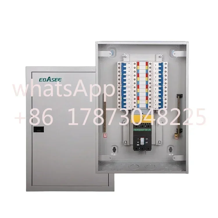 Power Distribution board Steel Power Distribution Box 3 phase 36 way distribution box