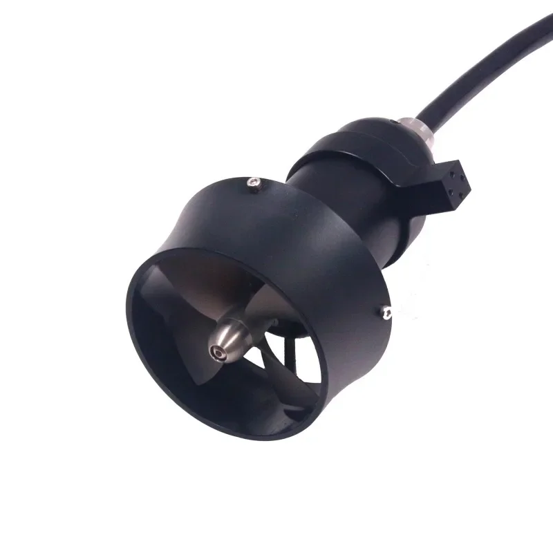 RoRuSIPX8 24V 13.5KG Thrust FATJAY KYI-13.5T Underwater Thruster Waterproof Brushless Motor With Metal Propeller For RC Boats