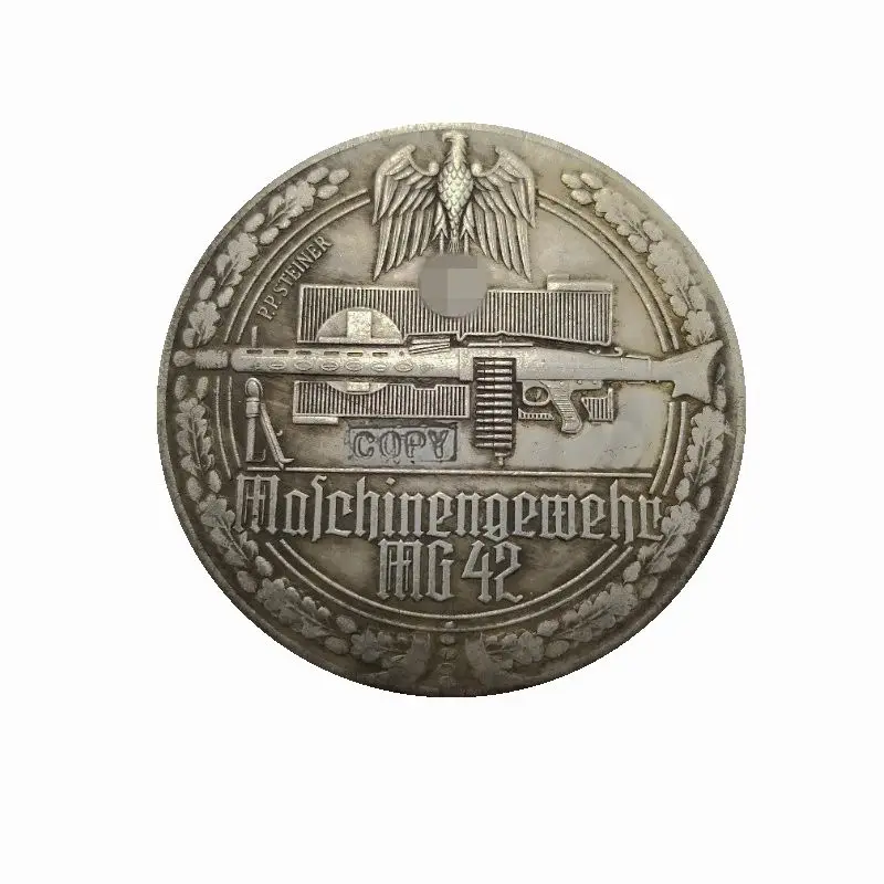 

MG42 World War II Eastern Front German Battlefield Electric Saw Decorative Coins German Industrial Classic Firearms