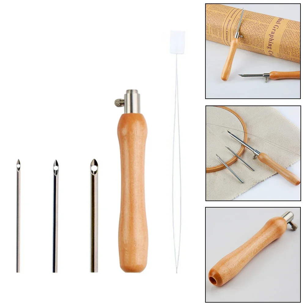 Package Content DIY Embroidery Stitch Tool Adjustable Knitting Embroidery Pen Weaving And Felting Capabilities