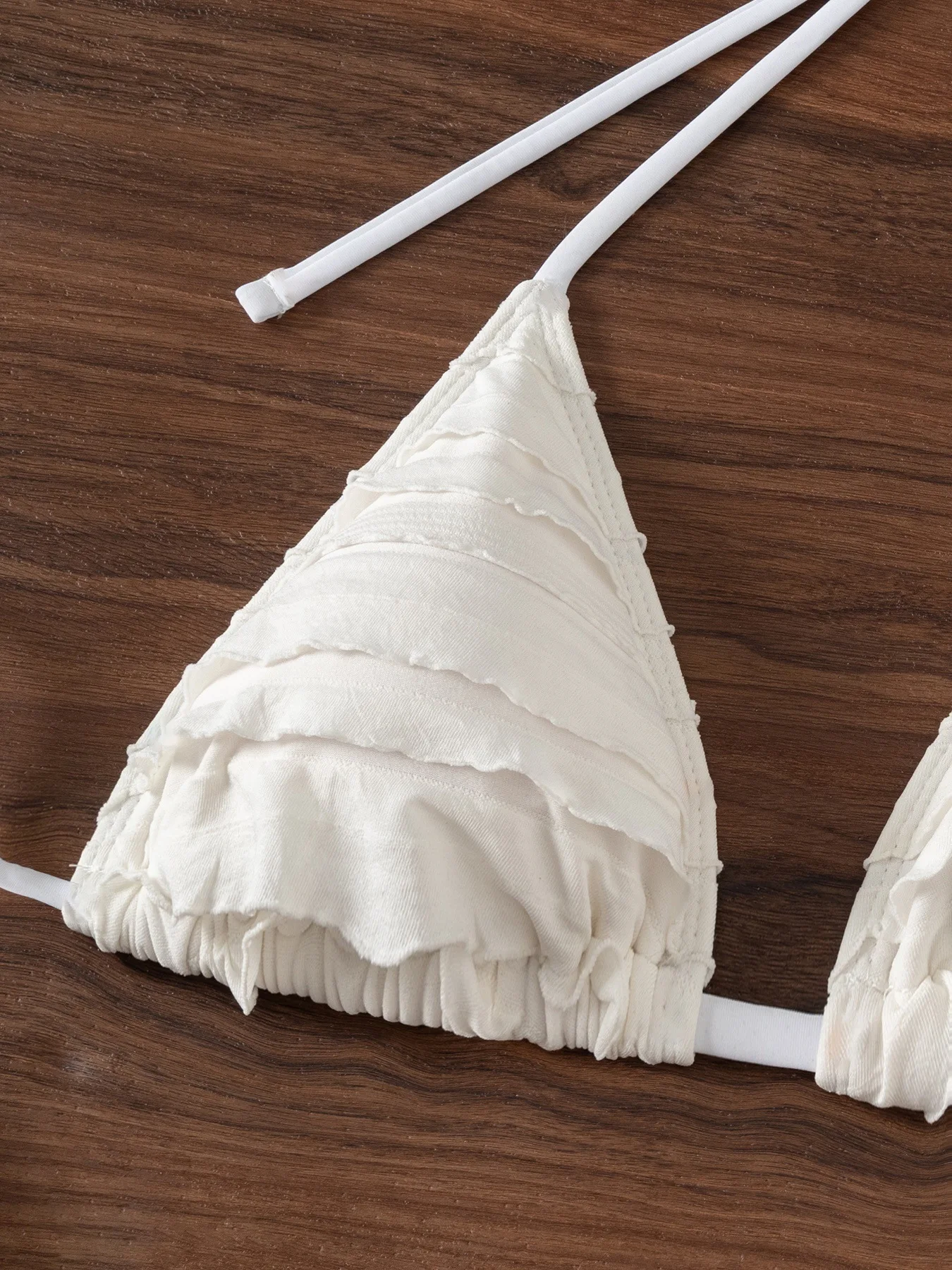 sexy bianco tinta unita cravatta micro bikini set due pezzi perizoma costume da bagno costumi da bagno Biquini conjunto de bikini tankini trikini