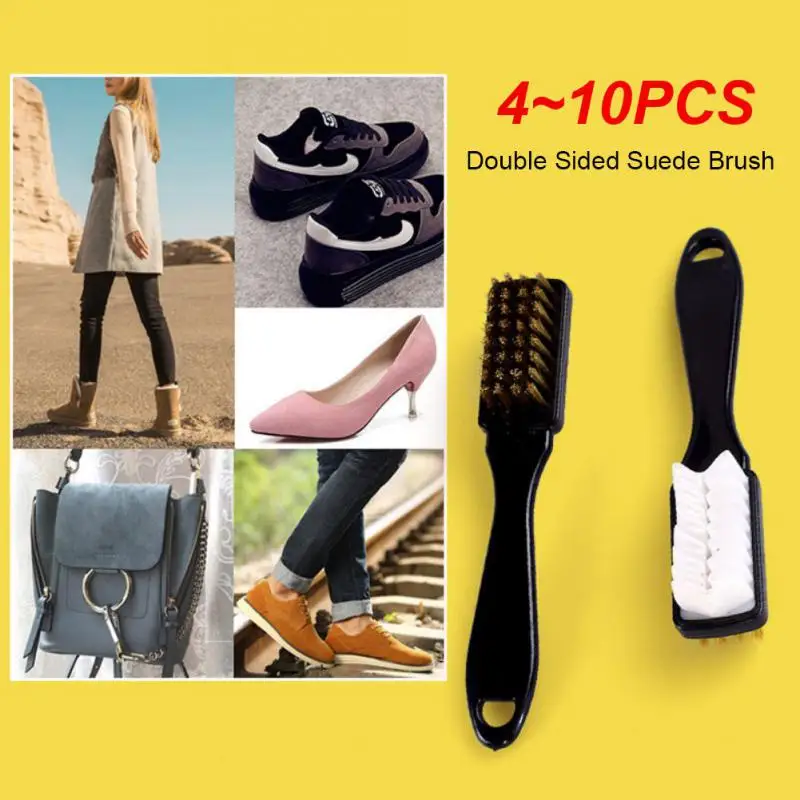 4~10PCS Rubber Eraser For Suede Nubuck Shoes Multi-functional Home Accessories 2-sided Cleaning Brush Fit For Suede Nubuck Shoes