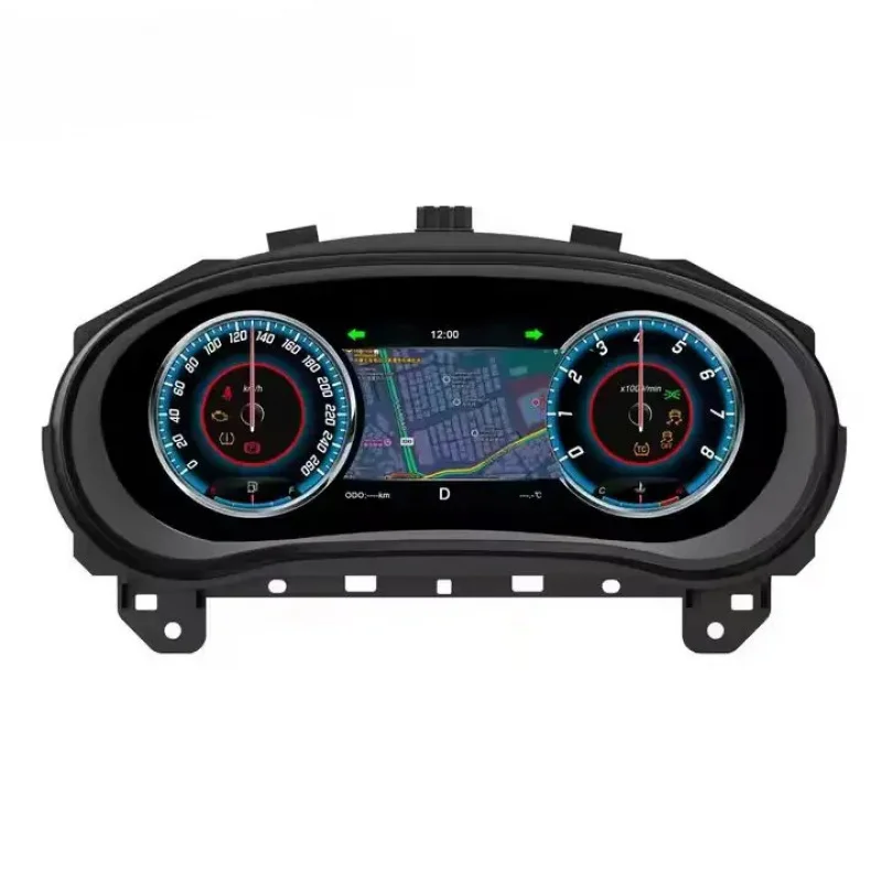 LCD Dashboard Display CarPlay Digital Instrument Cluster for 2009-2013 Car  Speedometer