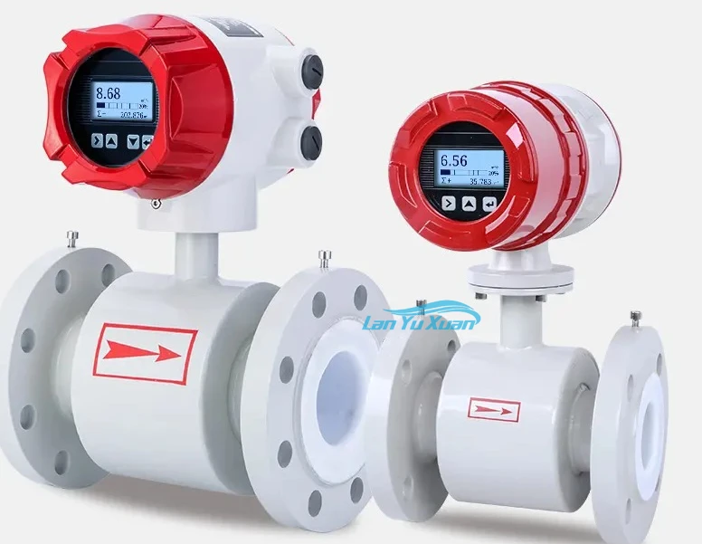 High quality factory insert type electromagnetic flow meter flowmeter integrated