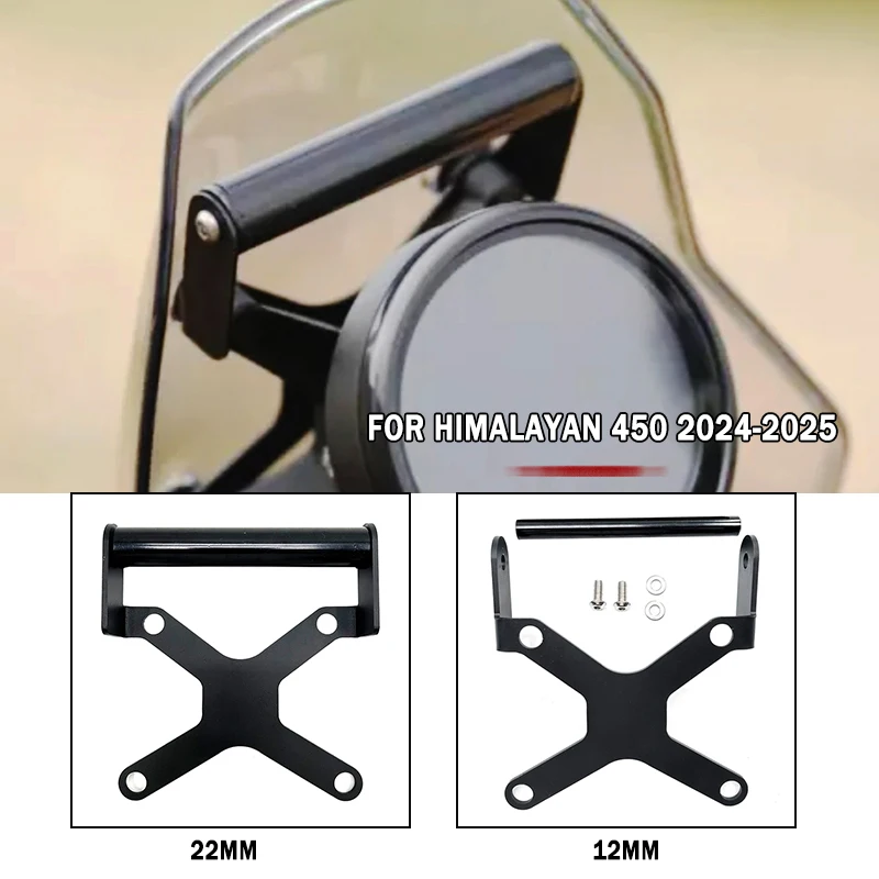 For Himalayan 450 2024 2025 Motorcycle Himalayan450 Accessories Phone Holder Stand GPS Navigation Plate Bracket