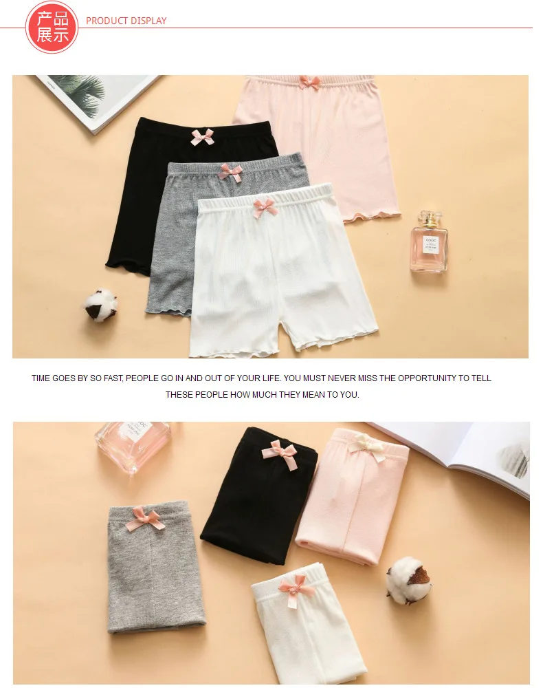 2 teile/los Mädchen Sicherheits shorts 2024 Sommer Kleinkind Kinder solide modale Shorts Hosen Teenager Höschen Kinder Sicherheit kurze Unterhosen – Detail 17