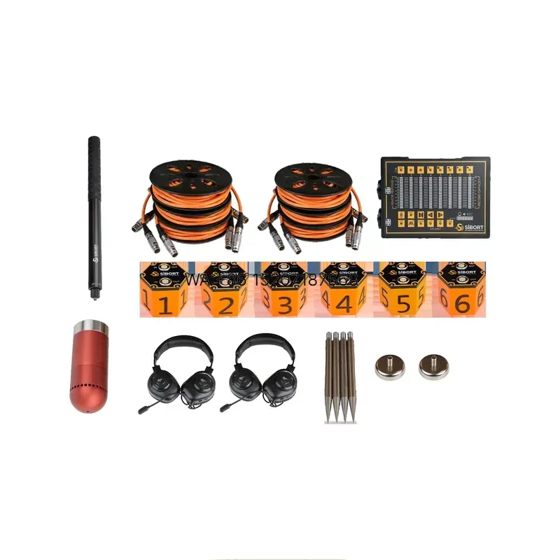 Wmwmnu for Professional Heavy Duty Seismic Acoustic Life Detector Earthquake Rescue 8 Channel High Frequency Geophone IP67