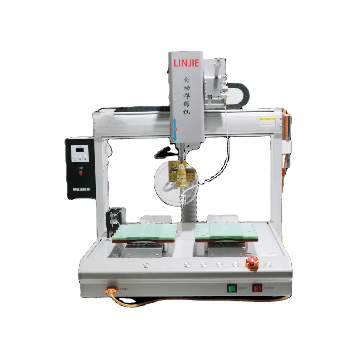 

High-Speed Robot LED Strip Welding Machine High Output High Precision Solder Usage New Condition Core Motor PLC Retail